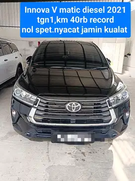 Innova V matic 2021 Diesel.km 30rb asli.record.nyacat jamin kualat