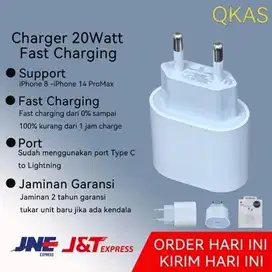 Apple Charger adaptor asli 20watt power adapter Fast charging