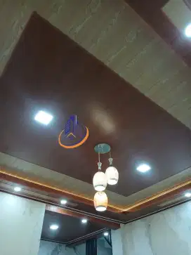 Menjual bahan material plafon PVC dan WPC wall panel
