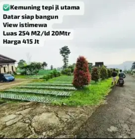 Dijual tepi jalan utama kemuning