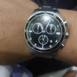 SWATCH IRONY AT NIGHT YVS495G CHRONO MULUS LIKE NEW