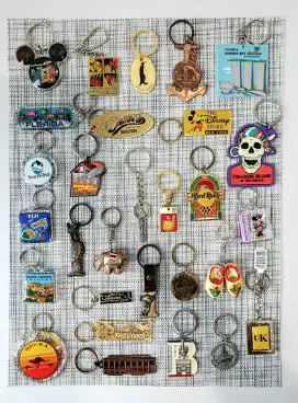 Gantungan Kunci Koleksi Keychain Souvenir Luar Negeri