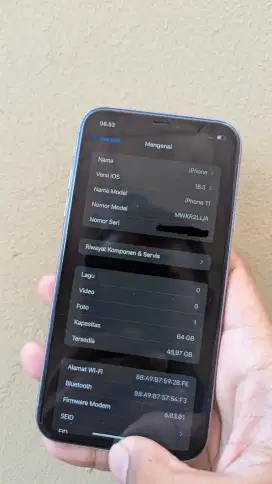 Iphone 11 64gb inter batangan wifi only