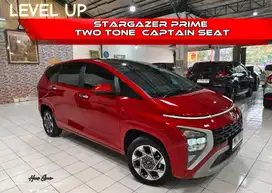Hyundai STARGAZER PRIME TWO TONE Captain seat 1.5 Bensin AT 2022 Merah