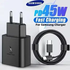 Charger Samsung Original PD 25w 35w 45w Super Fast Charging Usb type-c