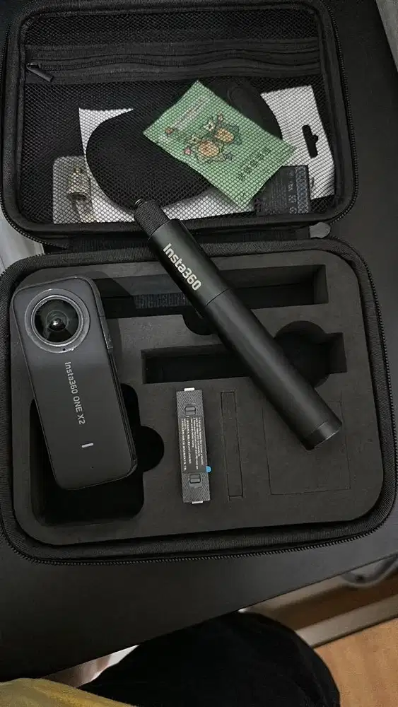 action cam insta 360 X2 full set