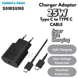 Charger Samsung 25W Super Fast Charging Original Compatible All Samsun
