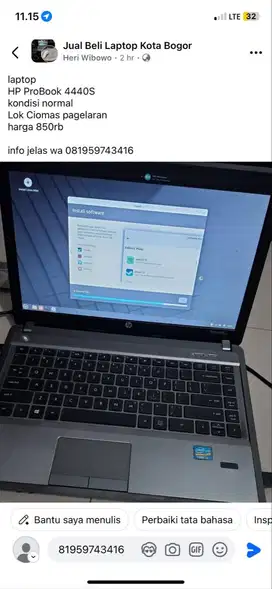 Acer & HP jual Murah Laptop