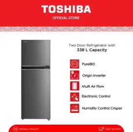 KULKAS 2 PINTU TOSHIBA GR-RT466WE-PMF(58)