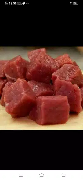 Menjual daging sapi