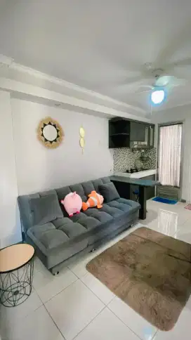 Sewa bulanan 2BR kalibata city posisi hook full furnish