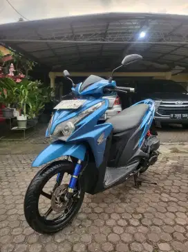 Honda Vario 125 KZR 2013 Biru Pajak Panjang Good Condition Siap Pakai