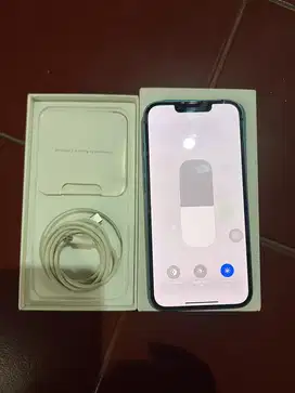 Dijual Iphone 13 Blue 256GB Lengkap Terdaftar