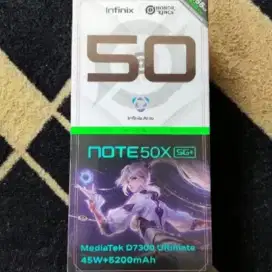 INFINIX NOTE 50X 5G 8/256 GARANSI RESMI FRESH NEW SEGEL BNIB