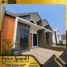 RUMAH MINIMALIS BERGAYA SCANDINAVI 2 KAMAR MULAI DARI 200 JUTAAN