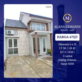 Rumah Murah Perumahan Alana Cemandi Sedati Sidoarjo dkt Juanda OERR