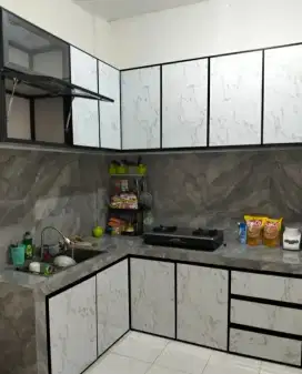 Kitchenset acp premium fremless engsel slowmotion, anti rayap / jkt