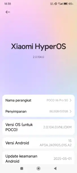 Poco x6 pro 12/512 gb fullset garansi