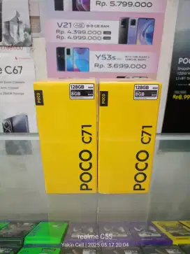 Xiaomi Poco C71 4/128 GB Camera 32 MP Batre 5200 mAh Garansi Resmi