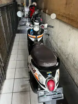 DIJUAL FINO 2013 SS BPKB ONLY GRATIS HELM MDS FULL FACE