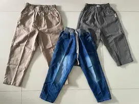 Celana chino dan jeans anak second