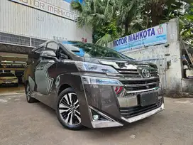 19 rb km Toyota Vellfire G 2019 nik 2018 coklat abu graphite full ori