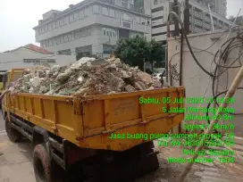 Tukang buang puing sampah dll
