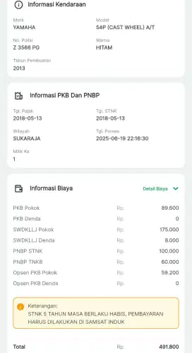 Mio j thn 2013 ss lengkap pajak kaleng of