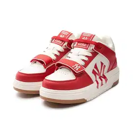 Sepatu MLB Chunky Liner Mid Saffiano New York Yankees (3ASXLMF3N-50RDS