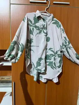 Kemeja Pink Munda Bunga