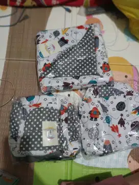 3 in 1 gendongan samping, gendongan depan, tas