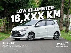 FREE BBM FULL TANK TOYOTA AGYA TRD 1.2 AT 2019 PUTIH