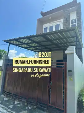 Jual Rumah Siap huni furnished Singapadu dkt Balizoo Sukawati Bali