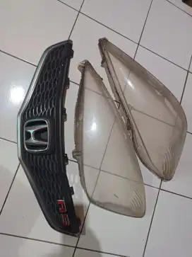 Gril dan mika kaca jazz ge8 copotan ori