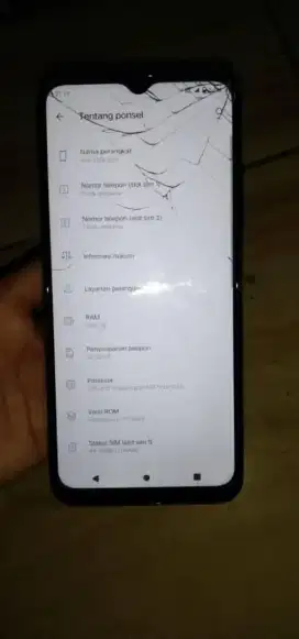Vivo Y12s ram 3/32gb, ADA MINUS