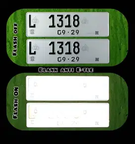 plat nomer mobil reflektif anti tilang etle