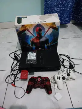Ps2 fat seri 3 harddisk external 500GB stik wireless