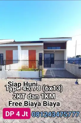 Siap Huni DP 4 jt lokasi Tangapa Raya
