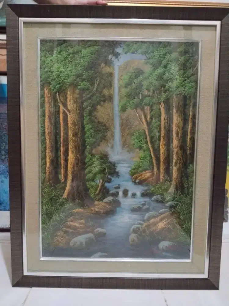 Pemandangan air terjun