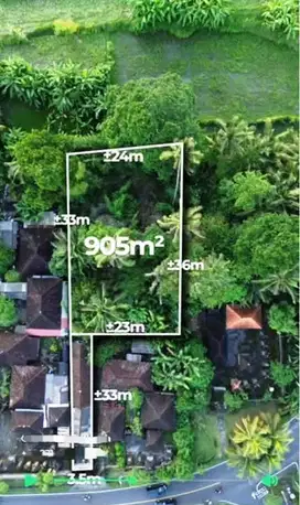 LAND FOR LONG-TERM LEASE 9 ARE – NEAR UBUD