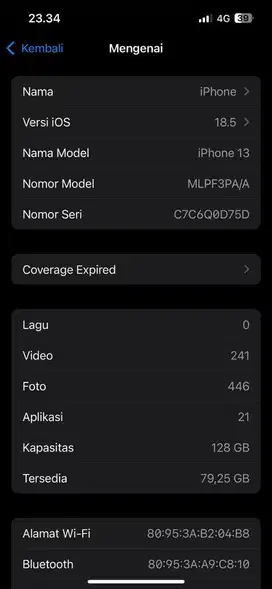 Ip 13 pakaian pertama kondisi hp nolmal srius langsung chat wa