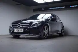 Mercedes-Benz C200 2.0 AMG Line Sedan AT 2017 Hitam Garansi 3thn