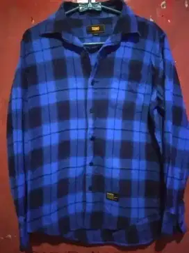 Kemeja fanel Scrmous original sz m
