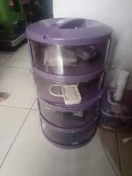 Tempat Kue. Rak 4 susun. Tuper ware 2 pcs