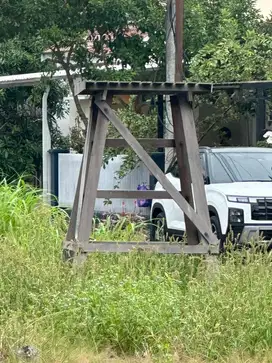 Tiang Menara Tandon Air Kayu Ulin
