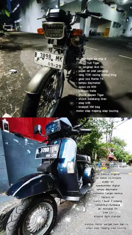 Satuan boleh borongan lebih murah, motor tinggal pencet stater