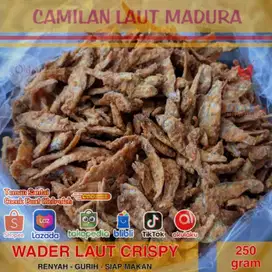 Teman Santai dan Oleh-oleh Camilan Laut Madura Ikan Wader Crispy Jajan