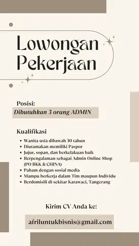 Admin Online Shop