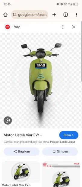 Vespa Listrik Viar EV 1 2024