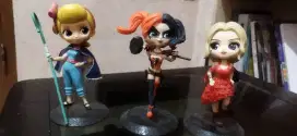 Action Figure harley queen + boo pep 3pcs